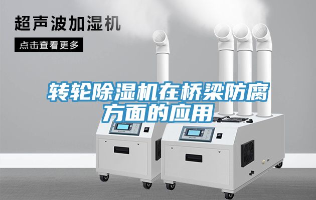 轉(zhuǎn)輪除濕機在橋梁防腐方面的應用