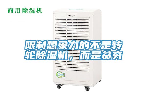 限制想象力的不是轉(zhuǎn)輪除濕機(jī)，而是貧窮