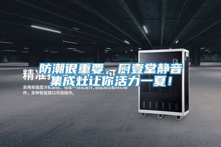 防潮很重要，廚壹堂靜音集成灶讓你活力一夏！